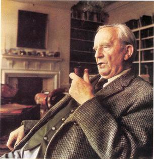 Photo of author: J. R. R. Tolkien